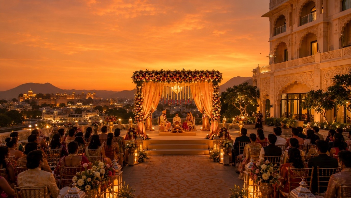 Best wedding hotels in Udaipur destination wedding Wyndham Garden Udaipur