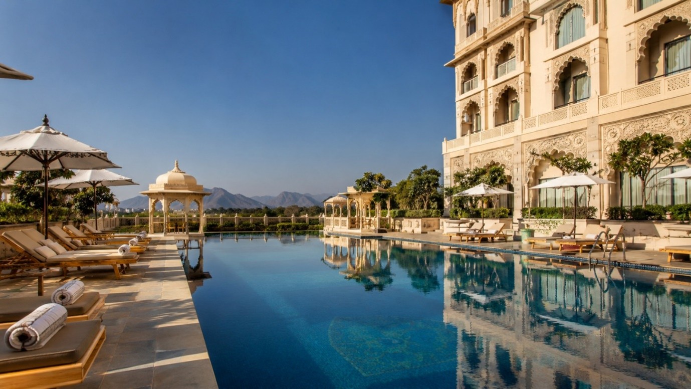 Best hotels in Udaipur near airport with pool Wyndham Garden Udaipur Bhuwana