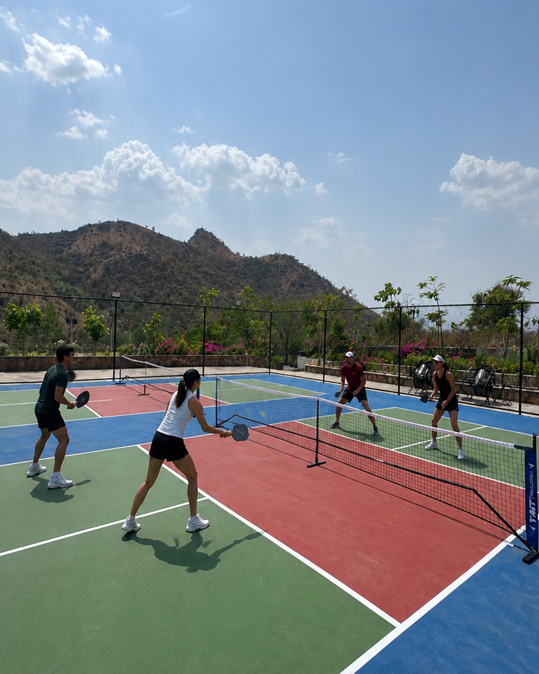 Udaipur hotels with pickleball - Wyndham Garden Udaipur sports facilities